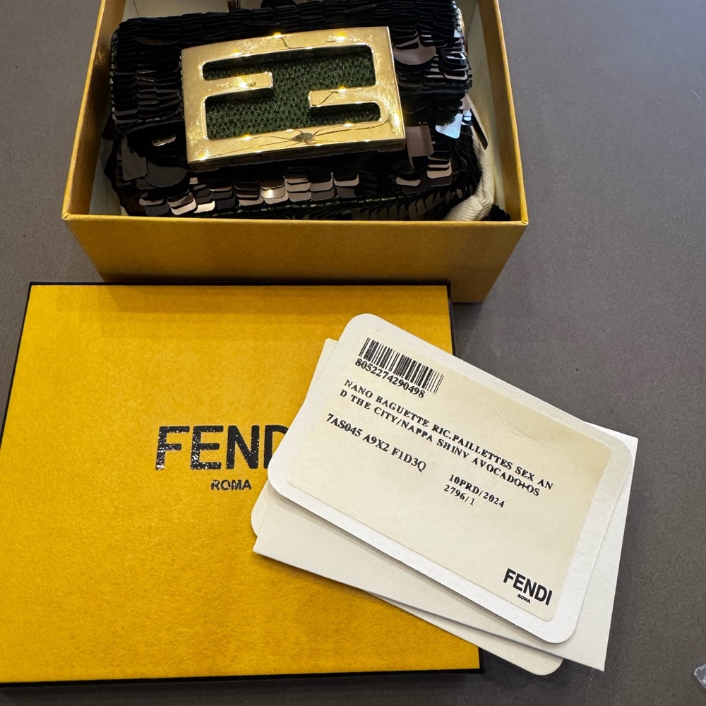 Fendi Sequin Nano Baguette - Picture 8 of 8